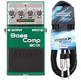 Boss BC-1X Bass Kompressor + keepdrum Gitarren-Kabel 3m