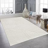 Teppich-Traum Teppich Wohnzimmer Moderner Designer Kurzflor Teppich 160x230 cm