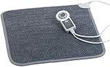infactory Beheizbare Fußmatte: Beheizbare Fußboden-Matte, Vliesstoff, 50x55 cm, 60 °C, 66 W...