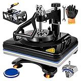 SLIMPC 5-in-1-Heißpressmaschine Multifunktionaler digitaler Transfer-Sublimationskipphebel for...