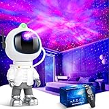 Sternenhimmel Projektor Astronaut Galaxy Projector - Led Sternenlicht Lampe Sternenprojektor...