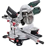 Metabo Kappsäge KGS 254 M (1450 W, mit Zugfunktion, Max. Schnittbreite 90°/45° 92 / 47 mm, Max....