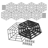 Duvcoywae Teichabdecknetz | Schwimmendes Fischschutz Netz,Robuster Sechseckiger Schutz Gegen Katzen...