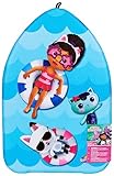 SwimWays Gabby's Dollhouse Kickboard, Schwimmbrett aus festem Schaumstoff, zum Schwimmenlernen,...