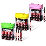 Geinxurn Torx Schlagfeste Schraubendreher Bits Set, 45 Stücke 50mm Magnetisch (T10/T15/T20/T25/T30)...