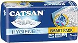 CATSAN Smart Pack – Nichtklumpende Katzenstreu auf saugfähigem Vlies – 1 Packung mit 2 Packs 8L...