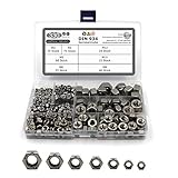330 teiliges Set aus Sechskantmuttern nach DIN 934 / ISO 4032 Standard Edelstahl A2 V2A...