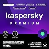 Kaspersky Premium Total Security 2024 | 20 Geräte | 1 Jahr | Anti-Phishing und Firewall |...