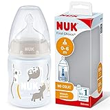 NUK First Choice+ Babyflasche | 0–6 Monate | Temperature Control Anzeige | 150 ml |...
