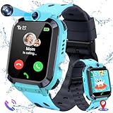 LITEYPP Smart Watch Kids-Smartwatch Kinder mit GPS und Telefon Voice Chat für Jungen Mädchen...