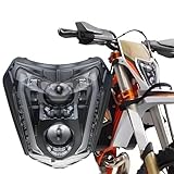 bamotoop Led Motorrad Scheinwerfer e-geprüft für KTM EXC XCW 250 350 450 500 2014-2023 SMC-R 690...