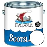 Halvar 2-K GLÄNZEND Yachtlack Weiß/Grau/Schwarz RAL 9001-9018 Bootslack für...