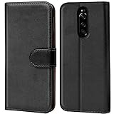 Verco kompatibel mit Sony Xperia 1 Hülle, Handyhülle für Xperia 1 Tasche PU Leder Flip Case...