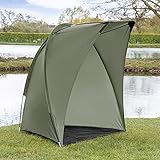 ATLAS Angelzelt für Karpfen – 1 Man Bivvy | Zubehör zum Karpfenangeln | Karpfenzelt für Angler...