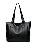 YXQSED Henkeltaschen Damen PU Leder Shopper Damen Henkeltaschen Tasche Student Schultasche Arbeit...