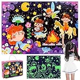 DOWNDRIFT Prinzessin Bodenpuzzle für Kinder ab 3 4 5 6 7 8 Jahren 96 Teile Kinder Puzzle...