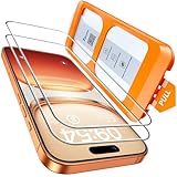 TOCOL für iPhone 17 Pro/iPhone 16 Pro für Panzerglas 6,3 Zoll, Full Screen Schutzfolie...