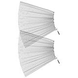 NUOBESTY 2 Stück Kaminschutzgitter 61 X 51cm aus Feinmaschigem Drahtgeflecht Dekorativer...