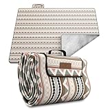 Veddelholzer 200 x 200 cm Boho Picknickdecke wasserdicht, sandfeste Stranddecke XXL isoliert &...