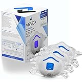 VEVOX® FFP3 Masken - Im 10er Set - mit Komfort Plus Abdichtung - Atemschutzmaske FFP3 mit Ventil -...
