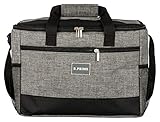 B.PRIME 20L Kühltasche Classic GRAU I 36x26x22cm I Isoliertasche I Lunch-Tasche I Kühlbox I...