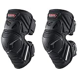 Scoyco Motorrad Knieschienbeinschoner Pads Schwarz Einstellbare Knieschoner Pads Protektor Rüstung...