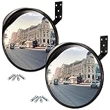 ONVAYA® Verkehrsspiegel 30 cm | Konvexspiegel zur Einsicht von toten Winkeln | Sicherheitsspiegel |...
