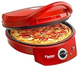 Bestron APZ400 elektrischer Pizzaofen, Pizza Maker bis 230°C, mit Ober-/Unterhitze, für...