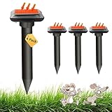 Solar Maulwurf Vertreiber Wühlmausschreck,Maulwürfe vertreibens,Maulwurfabwehr,Maulwurf...