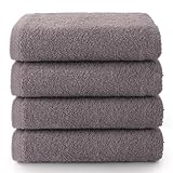 Top Towel - Plus - Badetücher - 4 Gesichts- oder Bidethandtücher - 30x50 cm - 100 % Baumwolle -...