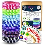 Olleeno® Mückenschutz Armband Moskito Insektenschutz Armband für Outdoor Camping Wandern Sport...