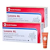 Laxans Al 2 x 30 St. Tabletten Abführmittel gegen Verstopfung I Bisacodyl I Sparset mit Pharma...