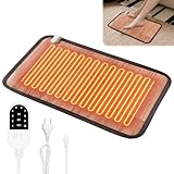Heizmatte Füße, TGKYK 30 * 50 cm Beheizbare Fußmatte mit 10 Heizstufen und 3 Timern,...