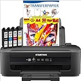 Sublimationsdrucker - DIN A4 inkl. Sublipatronen und Sublimationspapier - Alles drin & sofort...