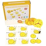 Generisch Teile ZEITSBREIDUNG Clock für Kinder, analoge Uhr für Kinder Lernen,Süße...