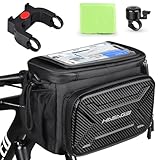 HASAGEI Fahrradtasche,Lenkertasche Fahrrad,mit Lenkeradapter FüR Fahrrad,Ebike und...