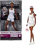 Barbie Inspiring Women Series, Venus Williams Modepuppe mit charakteristischer Tennis-Uniform und...