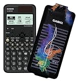Casio FX-991CW Wissenschaftlicher Taschenrechner, 540 Funktionen mit Schutzhülle Design Musik