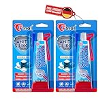 FINAL Sanitär Silikon 2x50ml - Wasserfester Dichtstoff in Profiqualität, für Bad, Dusche &...