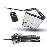 Robinson Gummiert Kescher Angeln - Angel Kescher mit verstärktem Aluminiumrahmen - Teleskop...