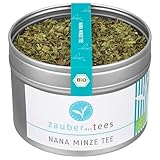 Zauber des Tees Nana Minze Tee in Bioqualität, Marokkanische Minze Getrocknet und Naturbelassen, 30...