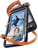TORRAS wasserdichte Handyhülle [Doppelte Taschen] IP68 Unterwasser Handyhülle Wasserfeste...
