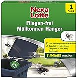 Nexa Lotte Mülltonnenhänger mit 3 Monate Langzeitwirkung, Hänger mit Zitrusduft gegen lästige...