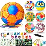 Generisch Fußball Lampe Kit - 12 Farben Nachtlicht Spielzeug Fußball Lampen Bausatz |...
