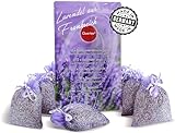 Quertee 10 Lavendelsäckchen Lavendel Duftsäckchen mit französischem Lavendel als Mottenschutz im...