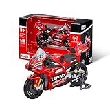 Maisto - Ducati Lenovo Team 2024 Bagnaia #1 Maßstab 1:18, Diecast-Motorrad, Detailgetreu,...