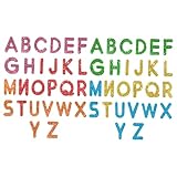 Kisangel 156 Stück Teiliges Moosgummi Buchstaben Aufkleber mit Glitzer Selbstklebend Leichte...