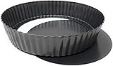 MGE - Quicheform Hohe - Obstkuchenform aus Karbonstahl - Tortenboden - Tarteform - Quiche Formen mit...