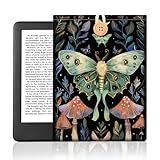 DOODLREAM Kindle-Hülle mit Mondmotten-Muster für 6-7 Zoll Kindle E-Reader, Hülle mit Pilz und...