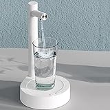 Wasserspender USB Wasserflaschen Pumpe,Desktop Wasserspender,6 Stufen Quantitativer Automatischer...